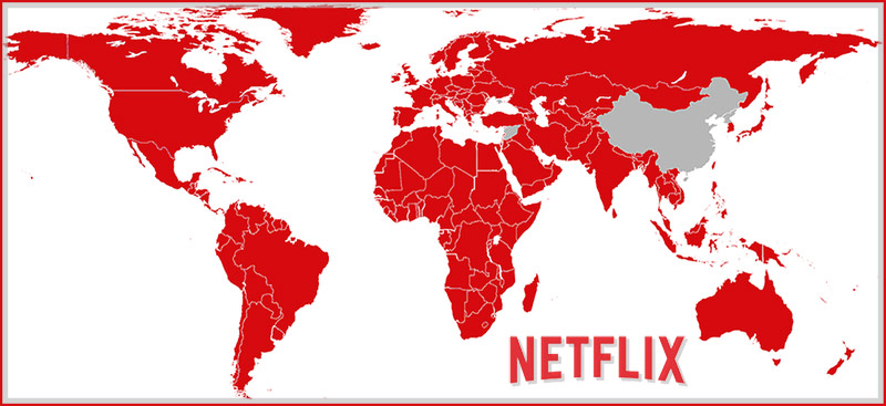 Netflix 支持的国家/地区