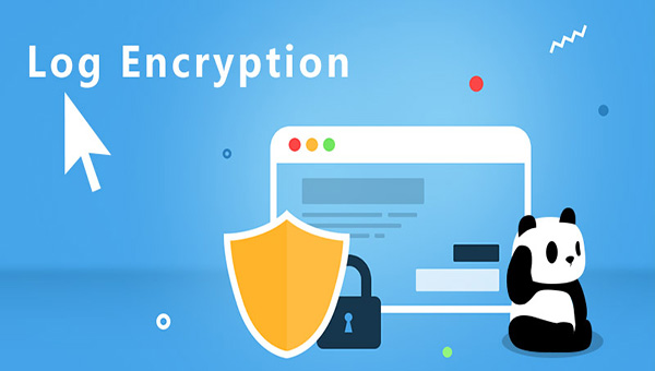 VPN helps you encrypt logs.