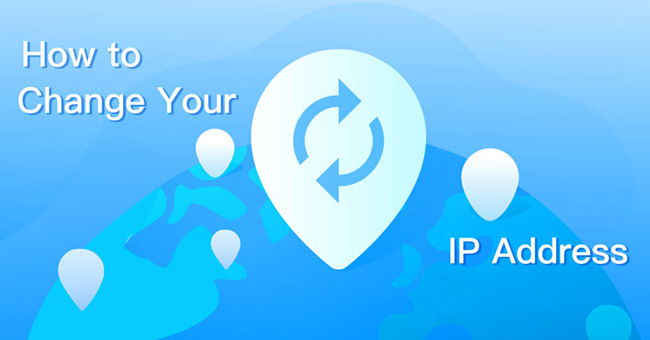 VPN changes your IP address.