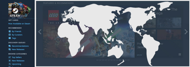 Steam Global Map 