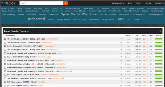 Top 18 Torrent Sites That're Still Working & Active in Nov. 2022