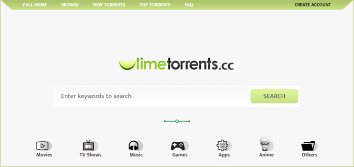 Top Torrent Sites - Limetorrents