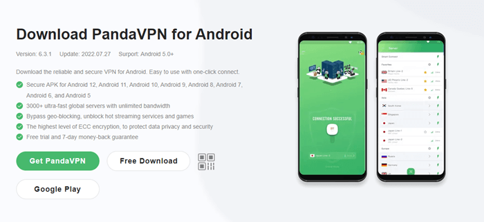 download PandaVPN for Android