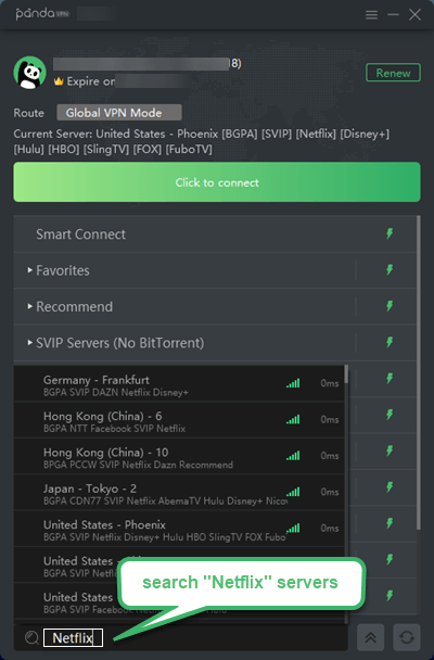 Netflix Unblocked with PandaVPN