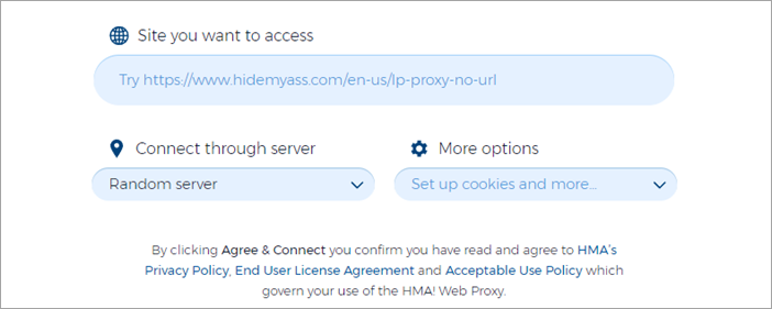 hidemyass online proxy